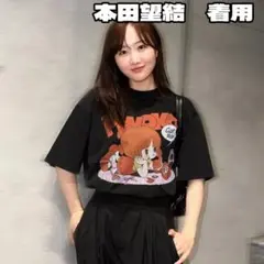 [完売]本田望結　着用　ブラックシャック　ピノコtee