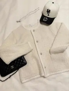 ROPE PICNIC ループ編みニットカーディガン