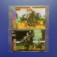 キズナ ドライスタウト バンダイ 競馬カード 2枚セット