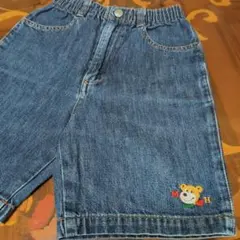 レトロ　ミキハウス デニムショートパンツ 110