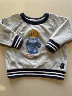 POLO テディベア刺繍 トレーナー　80cm