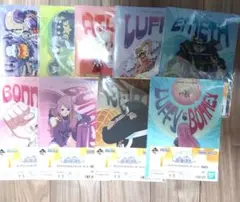 ワンピース 一番くじ クリアファイル&ステッカーセット 9種類