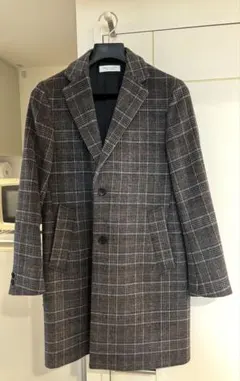 UNITED ARROWS チェックメルトンチェスターコート