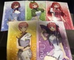 五等分の花嫁　チャイナ服　クリアファイル　全種のサムネイル