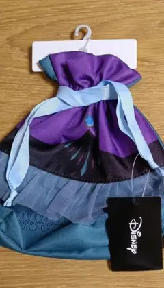 【匿名配送】ディズニー アナと雪の女王 フリル巾着 エルサ 新品未使用品