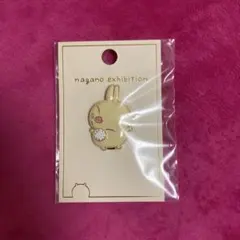 ナガノ展 メタルブローチ うさぎ ピンバッジ　ちいかわ　ナガノキャラクターズ