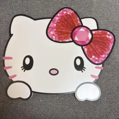 新品♡海外限定 サンリオ ハローキティ♬.*゜お座りダイカットメモ 
