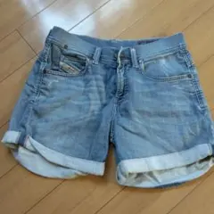 Diesel デニムショートパンツ ライトブルー