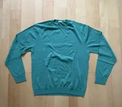 新品　UNITED ARROWS ギザコットン ハイゲージクルーネックニットXL
