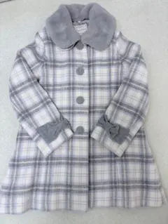 【美品】メゾピアノ　コート　ファー取り外し可　140