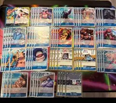 ワンピースカード 蒼海の七傑 青 R以下 4コン