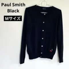 Paul Smith Black 長袖カーディガン 薄手 さくらんぼ刺繍 M 黒のサムネイル
