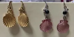 貝殻デザイン イヤリングセット