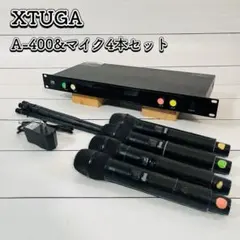 【動作品】XTUGA A-400 メタルレシーバー ワイヤレスマイクシステム 未使用級美品✨XTUGA A-400 メタルレシーバー ワイヤレスマイク