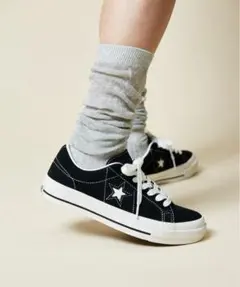 コンバース　スエード　ワンスター　ブラック　24.0