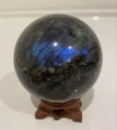 大玉 天然ラブラドライトスフィア 80mm ポリッシュ 大玉 天然ラブラドライトスフィア 80mm - メルカリ