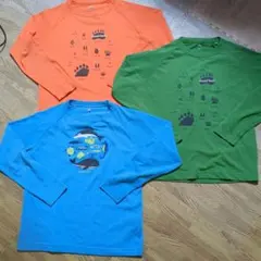 mont-bell　プリント長袖Tシャツ3枚セット　140
