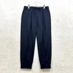 ✨ジャーナルスタンダード【38】黒系 ジョガーパンツ 毛混み ストレッチ