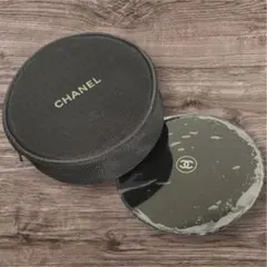 【新品未使用】CHANEL（シャネル） ラウンドポーチ＆ラウンドミラー セット