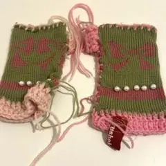 ( ◠‿◠ )♩ 様専用　yushokobayashi リボン　手袋