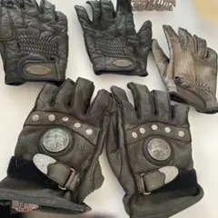 Harley-Davidson レザーグローブ スタッズ付き　手袋　メンズ