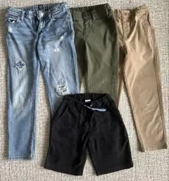 男の子 130cm パンツ4本セット GAP UNIQLO branshes