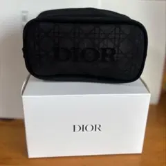 【新品】DIOR ディオール　メッシュポーチ 箱付き