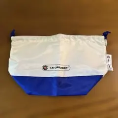 LE CREUSET ポーチ　ホワイト/ブルーのサムネイル