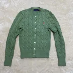 未着用✨ ケーブルニット コットン カーディガン　XS