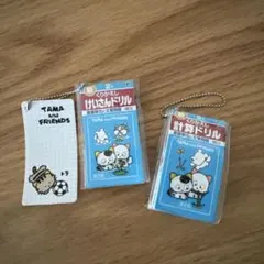 タマアンドフレンズ ガチャガチャ 計算ドリル キーホルダー