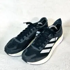 【adidas】アディゼロ ボストン 11 ブラック ランニングシューズ（29）