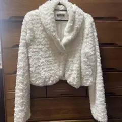 Forest Heart ホワイト ファーボレロ