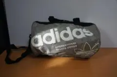 90s★アディダス トレフォイルロゴ ミニボストンバッグ/ショルダーバッグ★