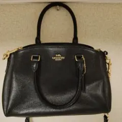 COACH 2way ハンドバッグ ショルダーバッグ ブラック