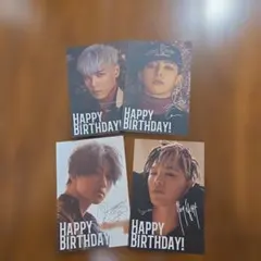 BIGBANG 誕生日タレントカードセット