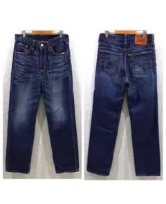 Levi`s 702 デニムパンツ ジーンズ 鬼ヒゲ 濃紺 W29L32