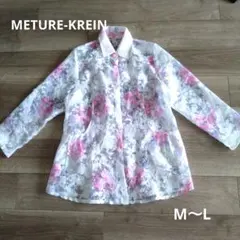 METURE-KREIN　花柄透け感ジャケット　M〜Lのサムネイル