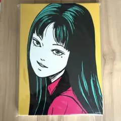 伊藤潤二 富江　ポスター　カラーアートボード　イエロー アートボード 新品 完売希少超レアもの！伊藤潤二/富江 4カラーアートボードY/人気の