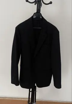⭐️ほぼ未使用　UNIQLO感動ジャケットセットアップ黒