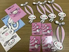 汎用うさぎ　シール、タグ