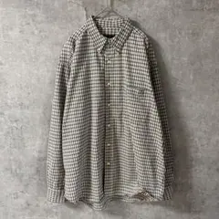 90s Eddie Bauer BDチェックシャツ　長袖　ヴィンテージLサイズ