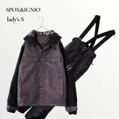 【美品】SPOX&IGNIO／スノボウェア 上下セット レディースS