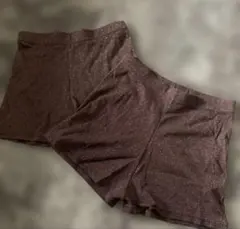 【新品未使用】制服インナーウェア　見せパン　ペチパンツ　ラメ　ブラウン　2枚　③