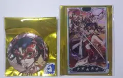 【セット】P5X 李瑤鈴(リン)　缶バッジ、アクリルカード