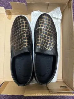 クロコダイルパターン スリッポン 41