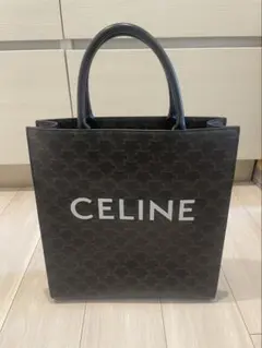 CELINE ダークブラウン トートバッグ