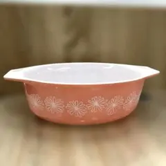 Pyrex オールドパイレックス ピンクデイジー キャセロールのサムネイル