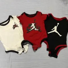 ジョーダンNike ロンパース 3枚セット 3-6ヶ月(62-68cm)