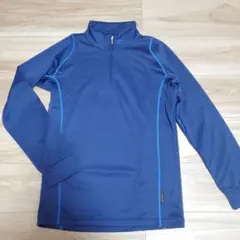 【美品】DESCENTE ネイビー ハーフジップ 長袖ウェア
