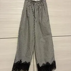 プランクプロジェクト ホースプリント ワイドパンツ 38 M 馬柄 総柄 黒